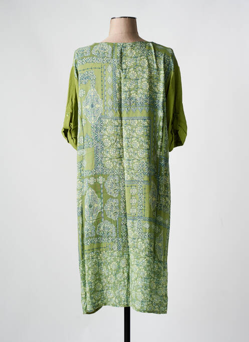 Rochie midi verde FRANCK ANNA femeie