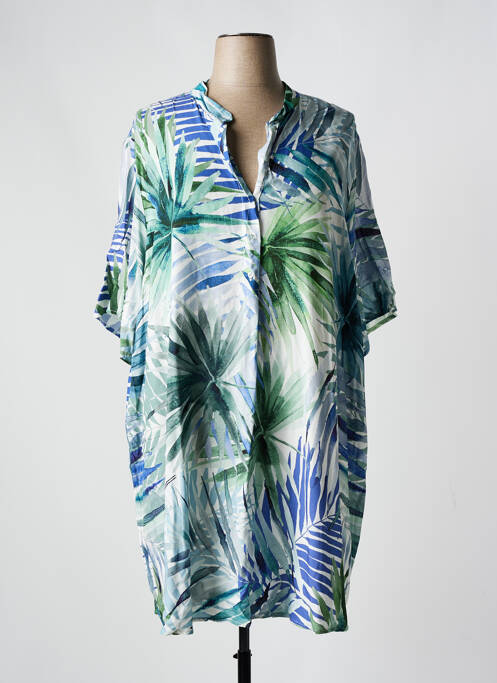 Rochie midi albastru SOPHIA CURVY femeie