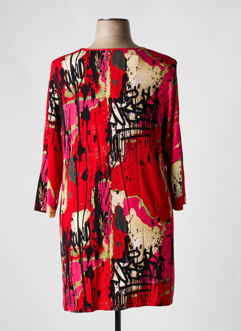 Tunică mâneci scurte roșu CHALOU femeie