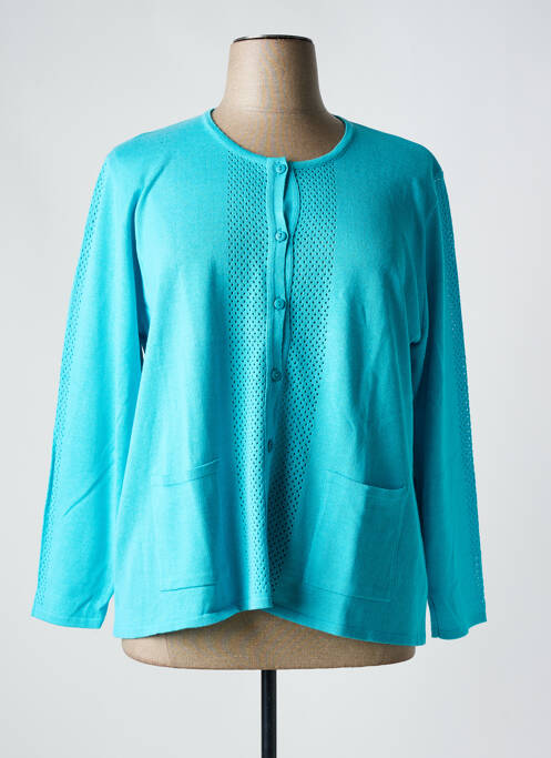 Vestă cu mâneci lungi albastru GRIFFON femeie