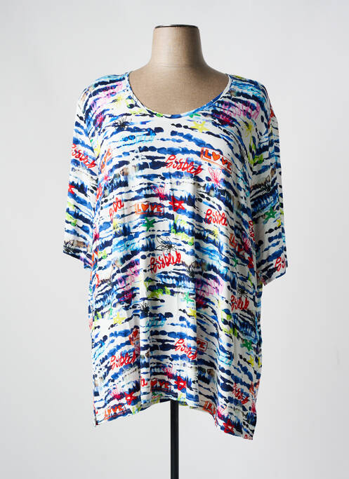 Tricou albastru MONA LISA femeie