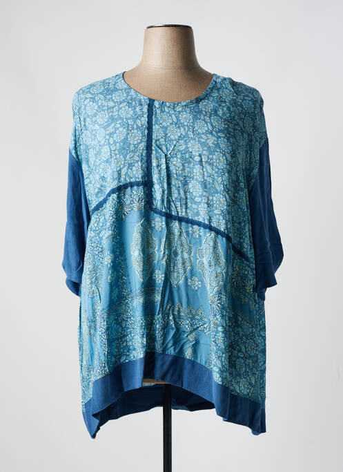 Tunică mâneci lungi albastru FRANCK ANNA femeie