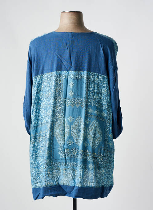 Tunică mâneci lungi albastru FRANCK ANNA femeie