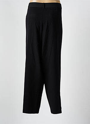 Pantalon drept talie elastică negru CISO femeie