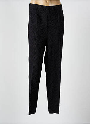 Pantalon drept talie elastică negru CISO femeie