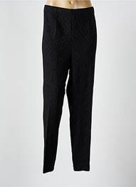 Pantalon drept talie elastică negru CISO femeie