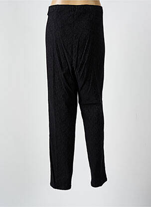 Pantalon drept talie elastică negru CISO femeie