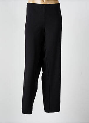 Pantalon drept talie elastică negru FRANCE RIVOIRE femeie