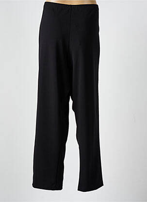 Pantalon drept talie elastică negru FRANCE RIVOIRE femeie