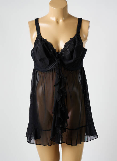 Top/Caraco negru ELOMI femeie