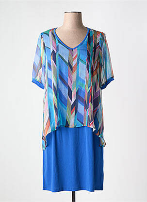 Rochie midi albastru GUY DUBOUIS femeie