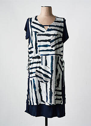 Rochie midi albastru GUY DUBOUIS femeie