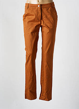 Pantalon slim buzunare maro GREGORY PAT femeie