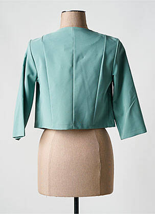 Bolero țesătură crep verde COULEURS DU TEMPS femeie