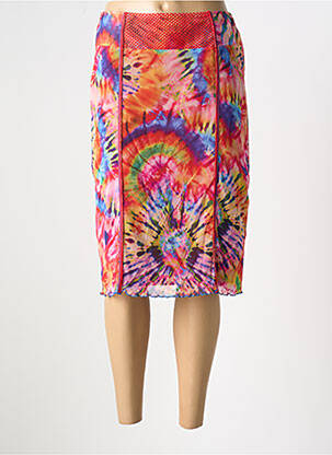 Fustă midi roșu GUY DUBOUIS femeie