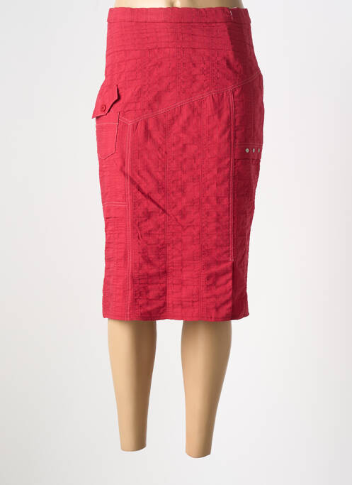 Fustă midi roșu GUY DUBOUIS femeie