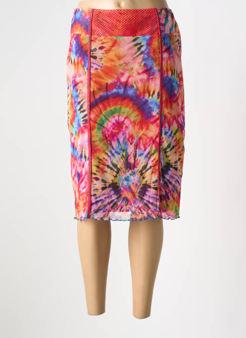 Fustă midi roșu GUY DUBOUIS femeie