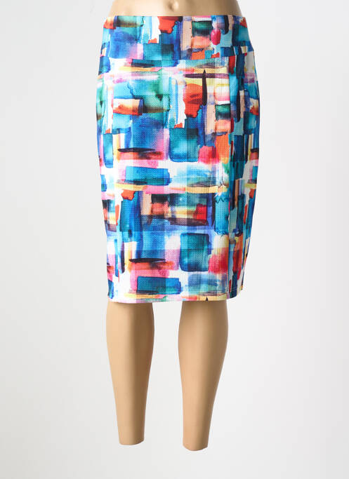 Fustă midi albastru GUY DUBOUIS femeie