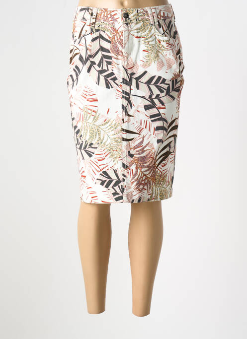 Fustă midi alb GUY DUBOUIS femeie