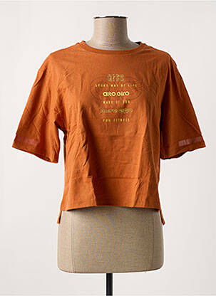 Tricou portocaliu ALTO GIRO femeie