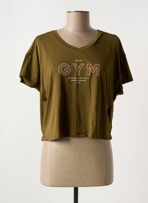 Tricou verde ALTO GIRO femeie