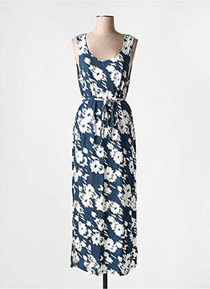 Rochie lungă albastru ICHI femeie