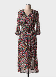 Rochie lungă mâneci lungi mâneci lungi negru LOLA ESPELETA femme