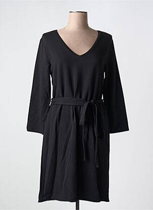 Rochie midi mâneci lungi mâneci lungi negru LOLA ESPELETA femeie