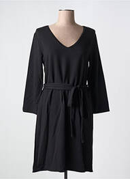 Rochie midi mâneci lungi mâneci lungi negru LOLA ESPELETA femme