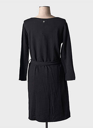 Rochie midi mâneci lungi mâneci lungi negru LOLA ESPELETA femeie