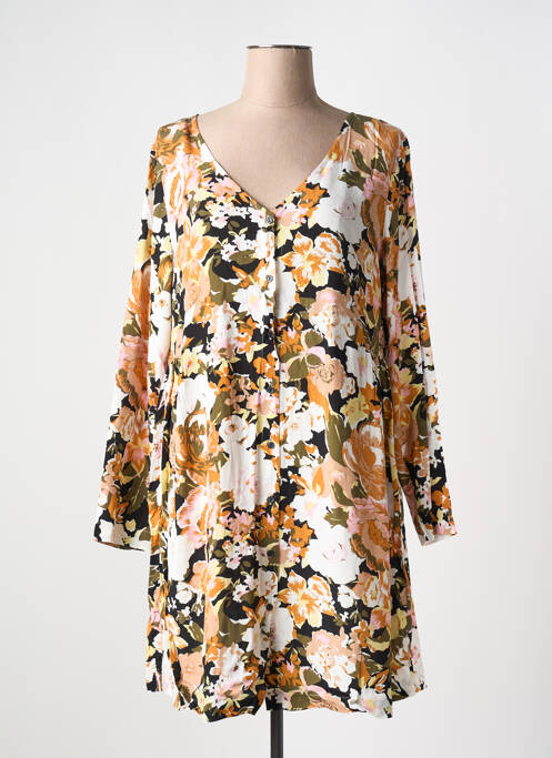 Rochie midi portocaliu ICHI femeie