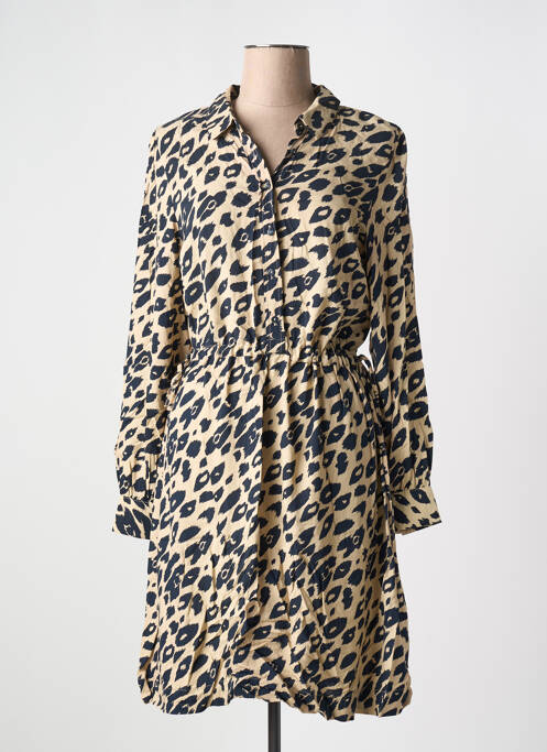 Rochie midi bej ICHI femeie