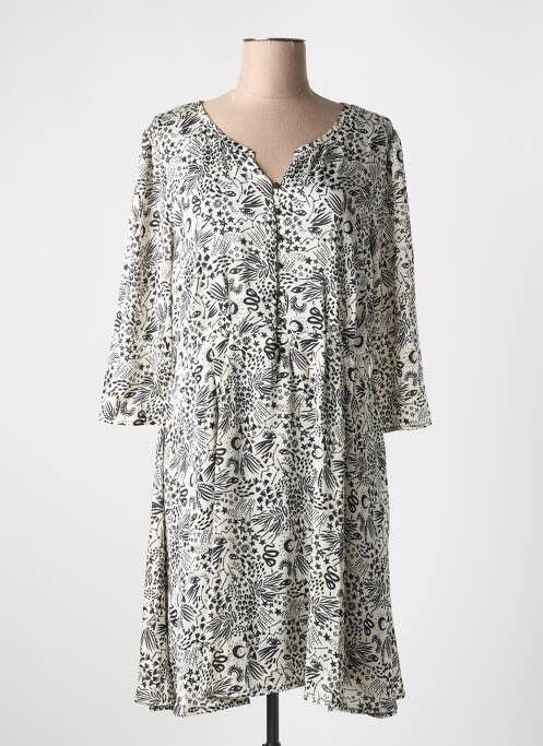 Rochie midi alb LOLA ESPELETA femeie