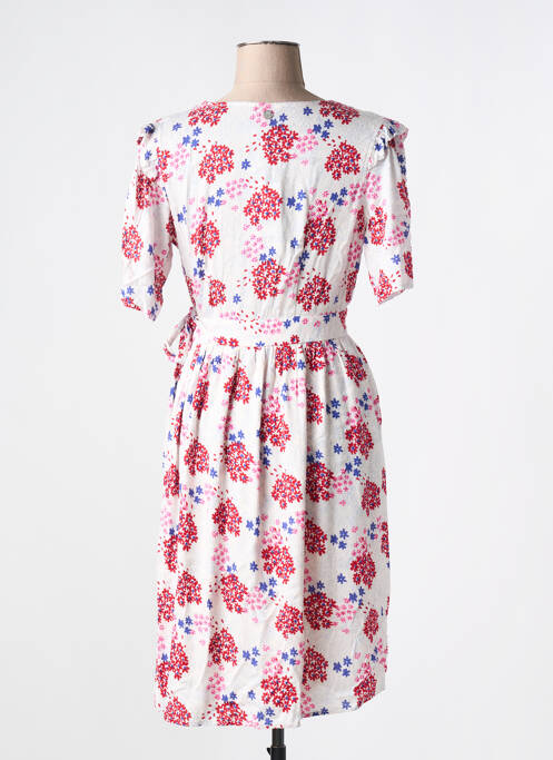 Rochie midi alb LOLA ESPELETA femeie