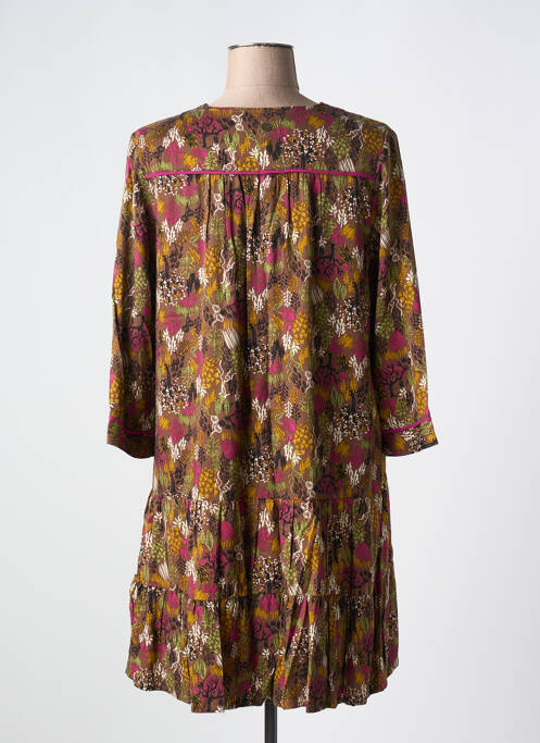 Rochie scurtă maro LOLA ESPELETA femeie