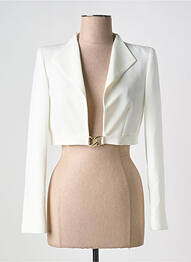 Bolero mâneci lungi alb EDAS femme