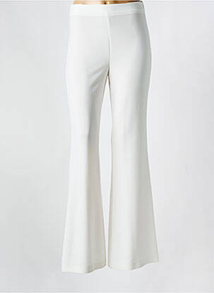 Pantalon evazat croială evazată alb ARGGIDO femeie