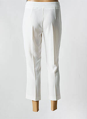Pantalon 7/8 închidere cu fermoar sub clapetă cu cârlig alb EDAS femeie