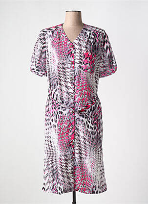 Rochie midi roz GUY DUBOUIS femeie