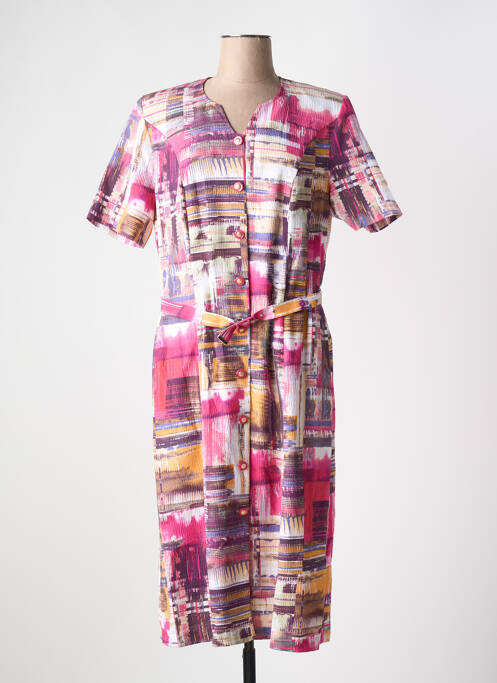 Rochie midi roz GUY DUBOUIS femeie