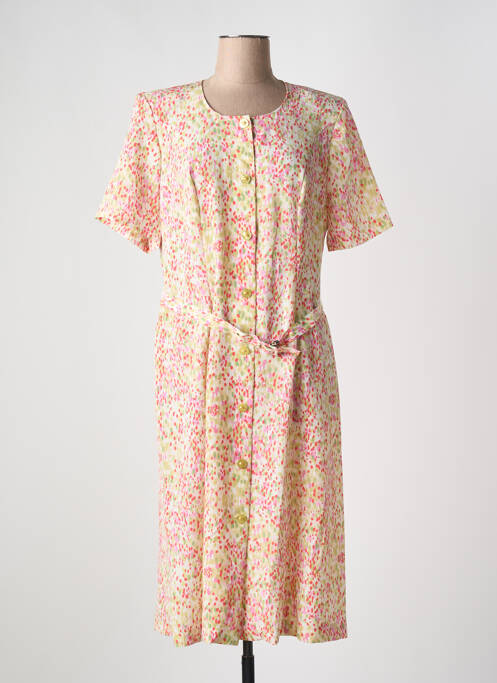 Rochie midi roz FRANCE RIVOIRE femeie