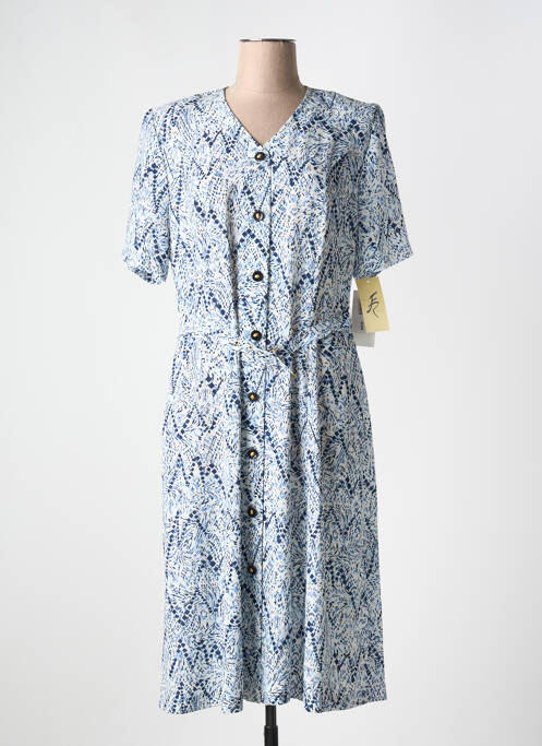 Rochie midi albastru FRANCE RIVOIRE femeie