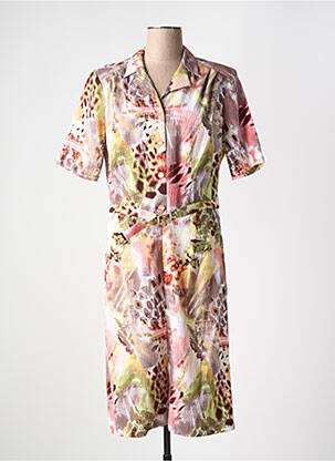 Rochie midi roz GUY DUBOUIS femeie