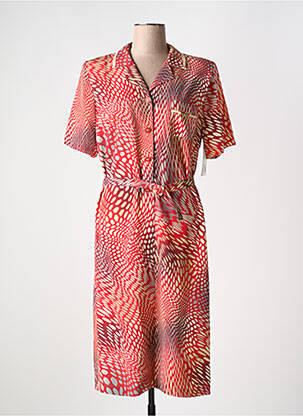 Rochie midi roșu GUY DUBOUIS femeie