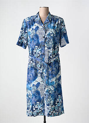 Rochie midi albastru GUY DUBOUIS femeie