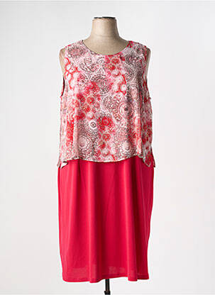 Rochie midi roșu IMPULSION femeie