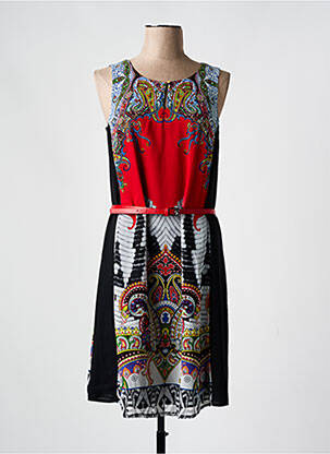 Rochie midi croială fluidă fără mâneci negru MERI & ESCA femeie