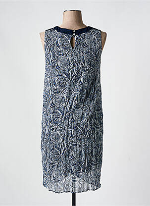 Rochie midi croială fluidă fără mâneci albastru MERI & ESCA femeie