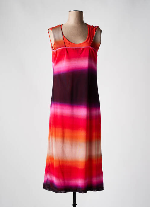 Rochie midi portocaliu MERI & ESCA femeie