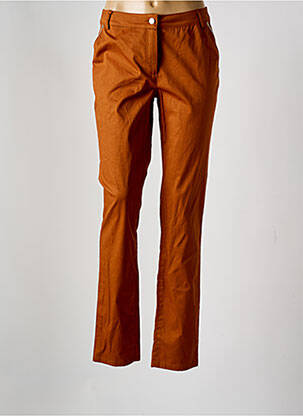 Pantalon slim buzunare maro GREGORY PAT femeie